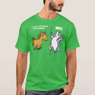 T-shirt Officier Mariage Unicorn