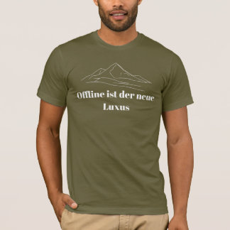 T-shirt "Offline est le nouveau luxe" T‑shirt