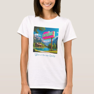 T-shirt Offline Is the New Luxury