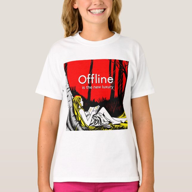 T-shirt Offline Is The New Luxury (Devant)