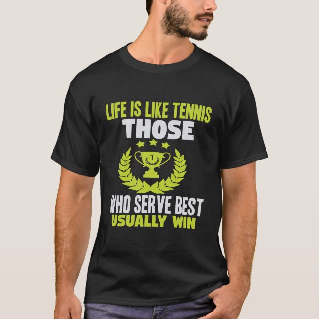 T-shirt Offre de tennis (Devant)