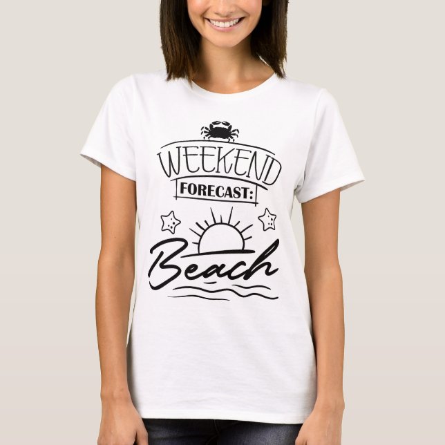 T-shirt Offre de vacances d'été (Devant)