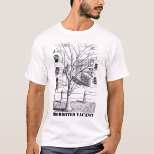 T-shirt Offre d'emploi/blanc interdits