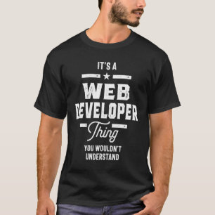 T-shirt Offre d'emploi du développeur Web