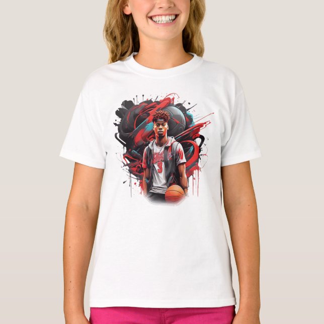 T-shirt Offres de basket époustouflantes (Devant)