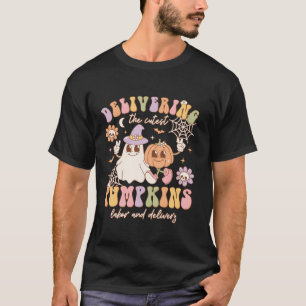T-shirt Offrir La Main-D'Oeuvre Et L'Exécution Citrouilles