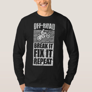 T-shirt Offroad Off Road Mountain Desert Trail Dirt Race F