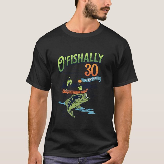 T-shirt Ofish 30 ans thème de pêche 30e anniversaire (Devant)