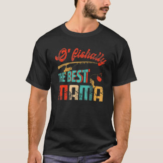 T-shirt Ofish The Best Mama Fishwoman Cute Mom Fishi