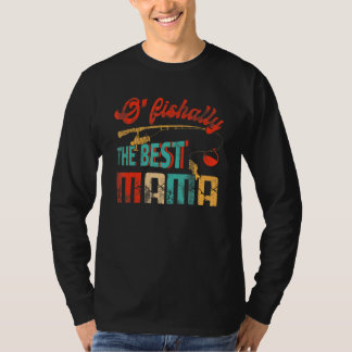 T-shirt Ofish The Best Mama Fishwoman Cute Mom Fishi