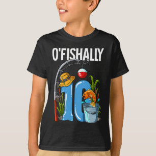 T-shirt O'fishally 10 ans 10ème anniversaire pêche