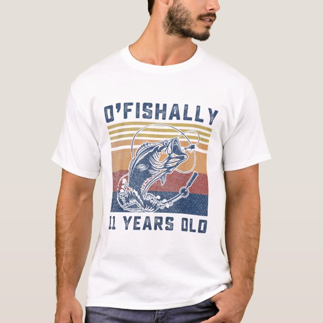 T-shirt « Ofishally 11 ans » pour 11e anniversaire (Devant)