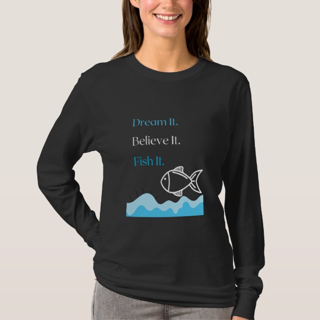 T-shirt O'fishally Retired Fishing Retirement Fishers Fish (Devant)