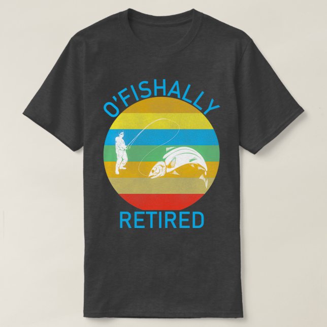 T-shirt OFishally Retraité (Design devant)
