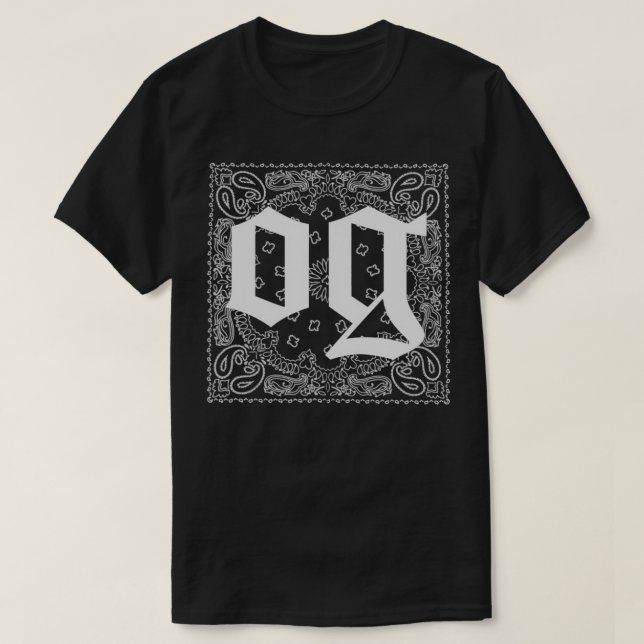 T-shirt OG s pour hommes Gangster original Compton LA Cali (Design devant)
