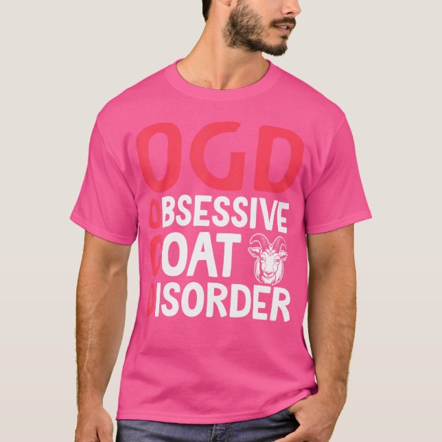 T-shirt Ogd Trouble Obsessionnel De La Chèvre (Devant)