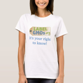 T-SHIRT OGM ÉTIQUETTES