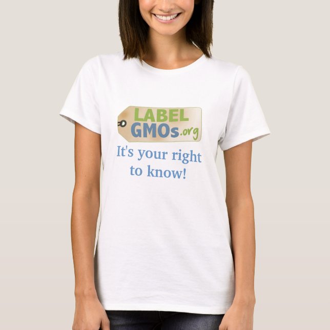 T-SHIRT OGM ÉTIQUETTES (Devant)