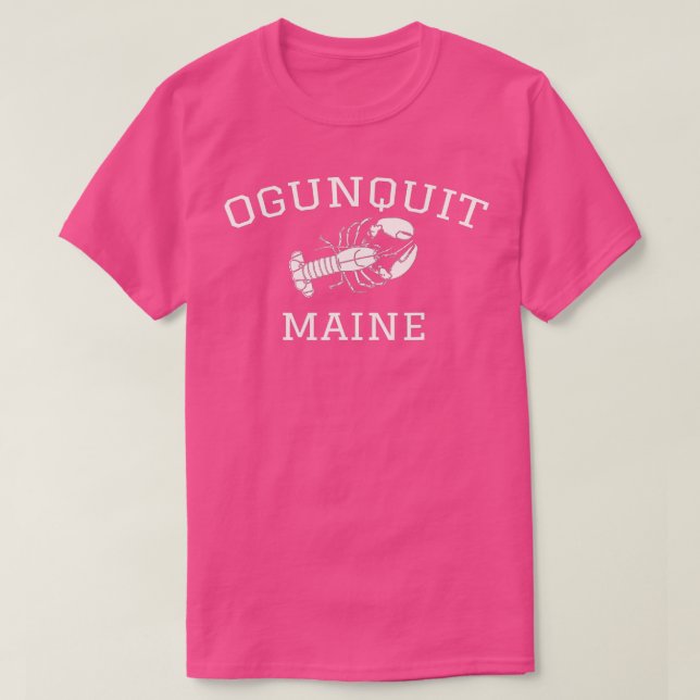 T-shirt Ogunquit Maine Lobster   1  (Design devant)