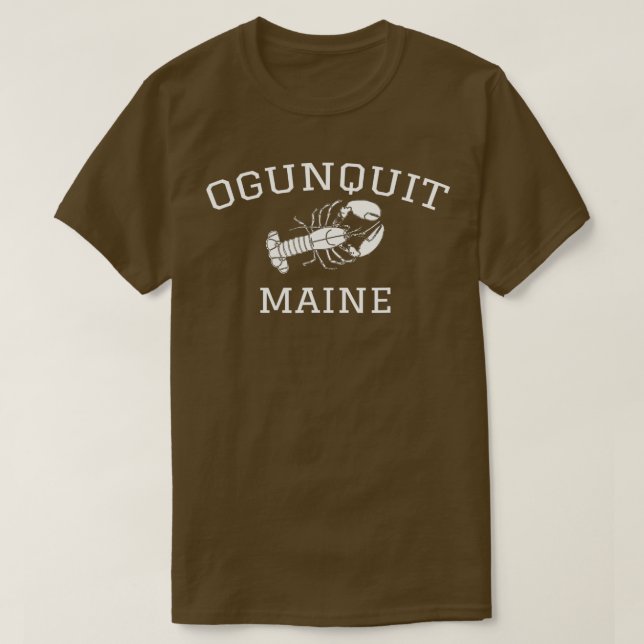 T-shirt Ogunquit Maine Lobster 2 (Design devant)