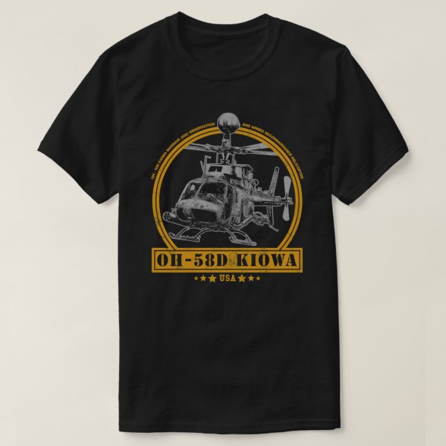 T-shirt OH-58D Kiowa Warrior Essential T-Shirt.png (Design devant)