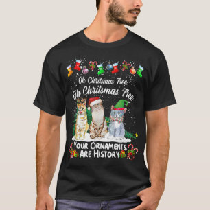 T-shirt Oh Arbre de Noël Vos Ornements Sont Historiques Dr
