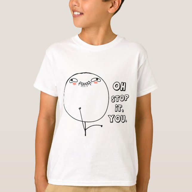 T-shirt Oh arrêt il vous. - meme (Devant)