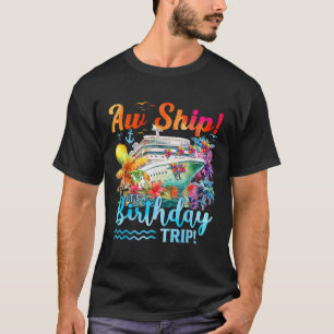 T-shirt Oh Bateau C'est Un Voyage D'anniversaire 2025 Croi