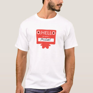 T-shirt Oh bonjour mon nom est Michael