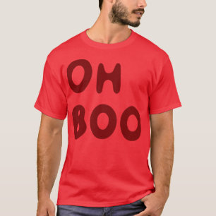 T-shirt Oh Boo dans le sang rouge
