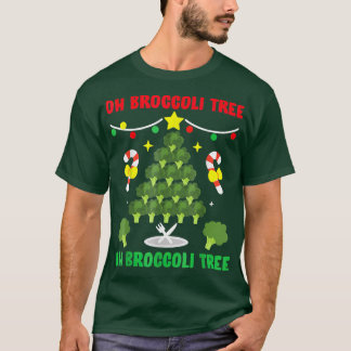 T-shirt Oh Broccoli Arbre drôle Végétarien Végétarien Noël