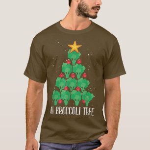 T-shirt Oh Broccoli Arbre végétarien Xmas Vegan Merry Chri