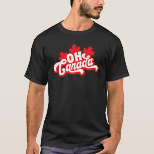T-shirt Oh Canada Day Maple Leaf Oh couleur drapeau canadi