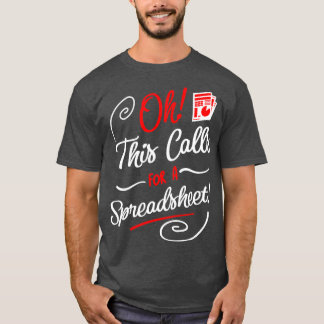 T-shirt Oh ceci demande un devis fiscal amusant pour une f