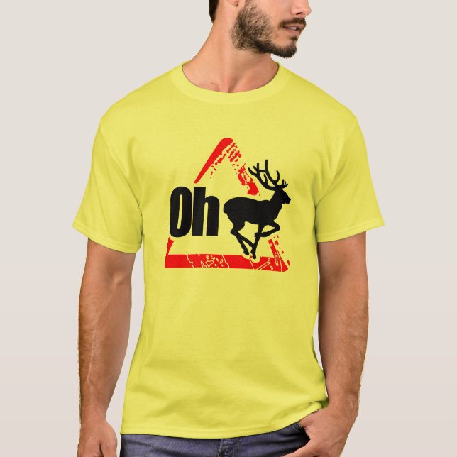 T-shirt Oh cerfs communs pas encore (Devant)