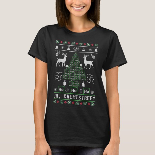 T-shirt Oh Chemist Tree Chemistree Funny Science Chemistry (Devant)