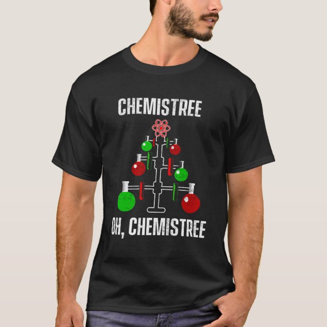 T-shirt Oh Chemist Tree Chemistree Pun Science Chimie X (Devant)