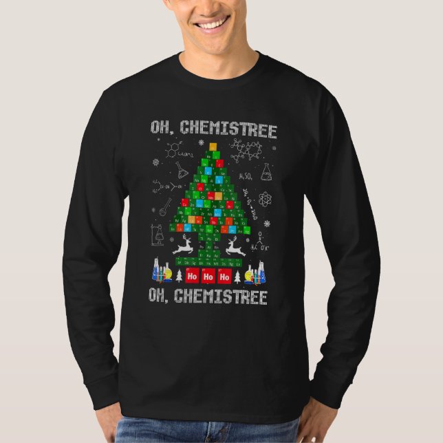 T-shirt Oh Chemist Tree Chemistree Science Chimie Chris (Devant)