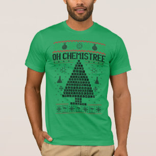 T-shirt "Oh Chemistree" Chimie Pun de Noël