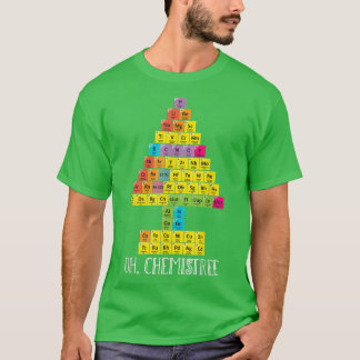 T-shirt Oh Chemistree Christmas Chemistry Science Periodic