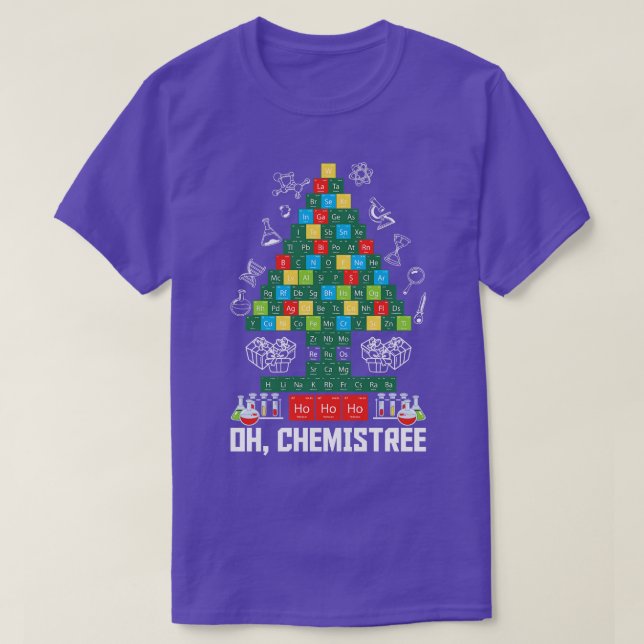 T-shirt Oh Chemistree Funny Chimie (Design devant)