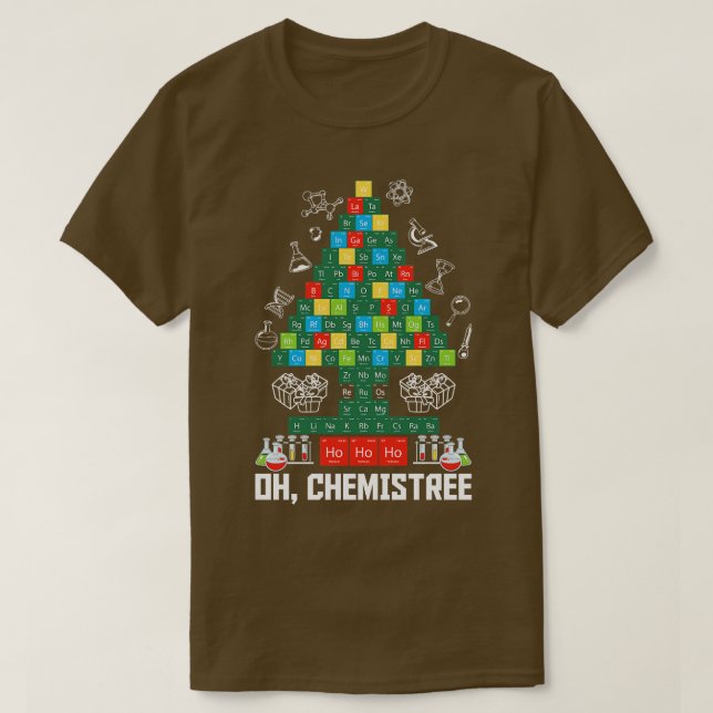 T-shirt Oh Chemistree Funny Chimie (Design devant)
