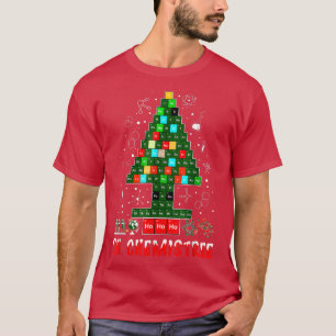 T-shirt Oh Chemistree Funny Science Christmas Chemist Tree