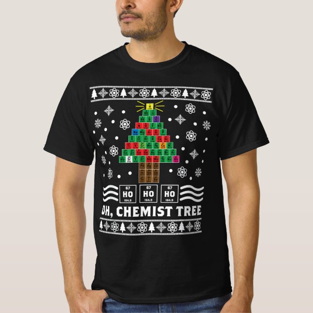 T-shirt Oh Chemistree Funny Science Design Cadeau (Devant)