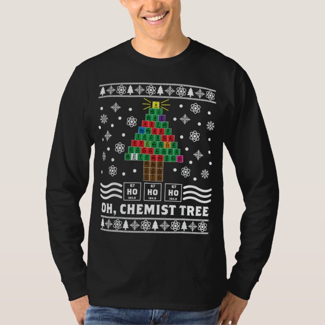 T-shirt Oh Chemistree Funny Science Design Cadeau (Devant)