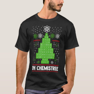 T-shirt Oh Chemistree Noël Périodique Table Chimie T