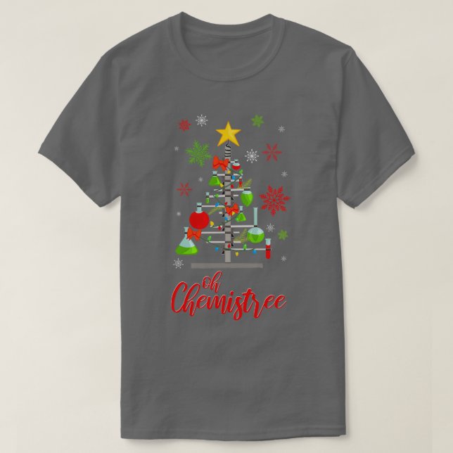 T-shirt Oh Chemistree Red (Design devant)