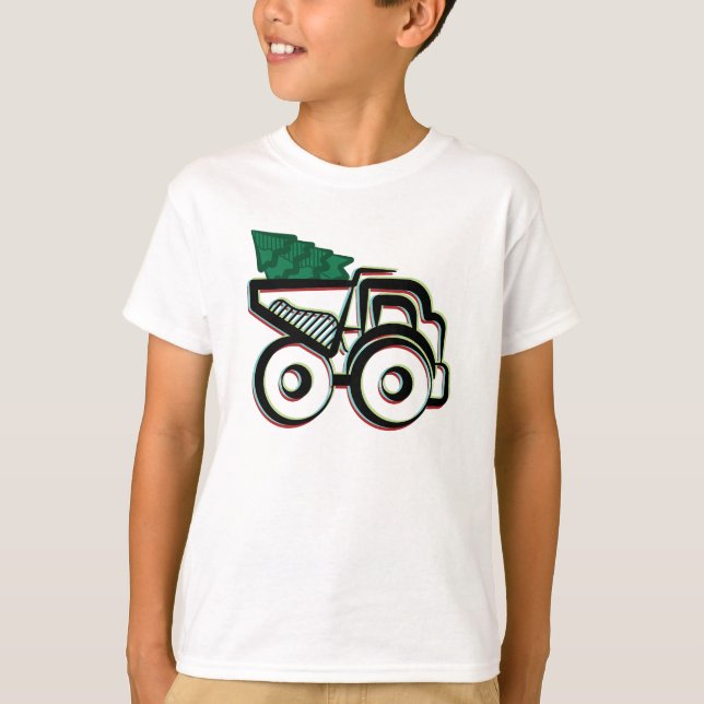 T-shirt Oh Christmas Truck (Devant)