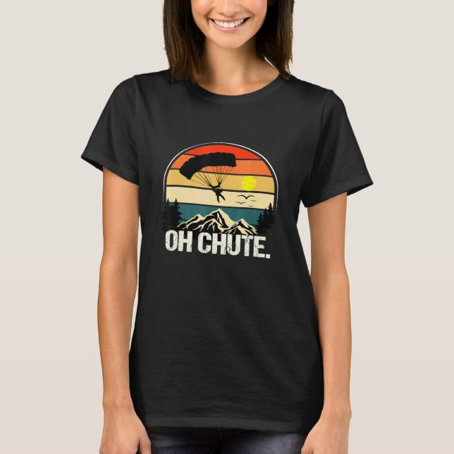 T-shirt Oh Chute Comme Une Plongée En Ciel (Devant)