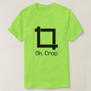 T-shirt Oh Crop Funny Photo Edition